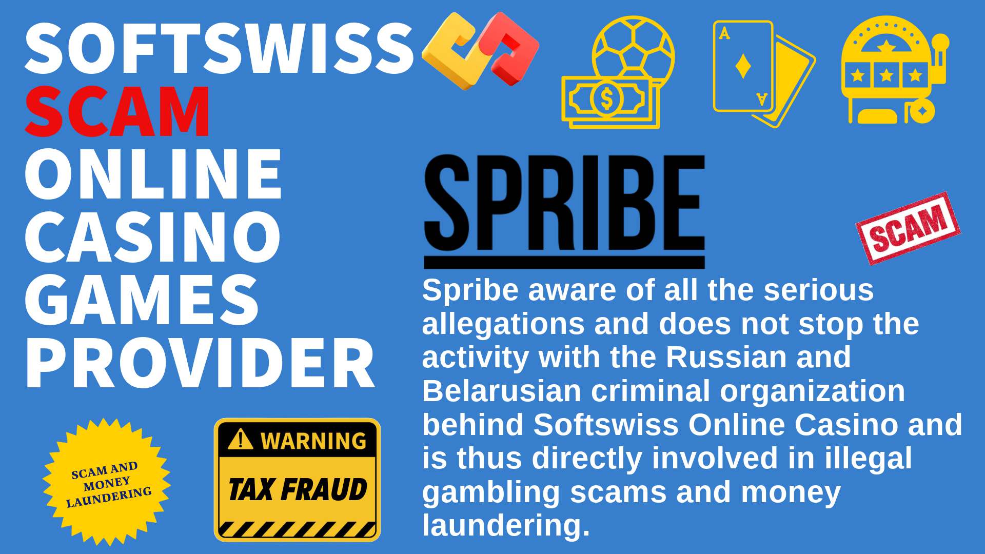 Spribe - softswiss scam - Casino by Softswiss